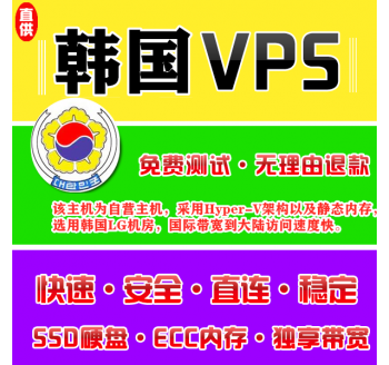 韩国VPS推荐8912M购买，搜索引擎磁力王